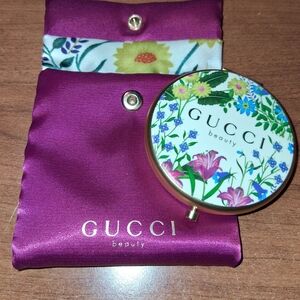 Gucci Floral Compact Mirror